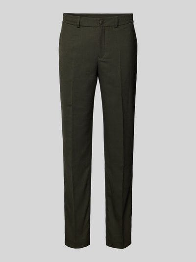 SELECTED HOMME Regular fit pantalon met viscose, model 'NEIL' Olijfgroen - 2