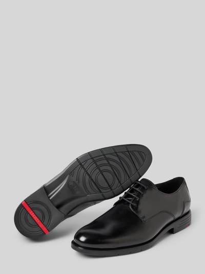 Lloyd Veterschoenen met gladde zool, model 'Ezy' Zwart - 4