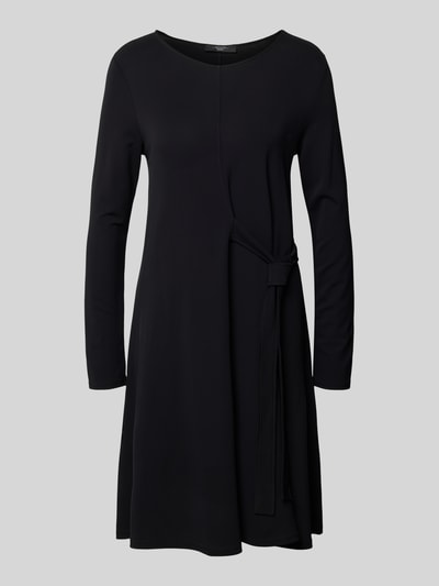 Weekend Max Mara Sukienka z dżerseju z mieszanki wiskozy model 'RETE' Czarny 2