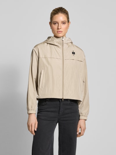 Blauer Usa Jacke mit Zweiwege-Reißverschluss Modell 'BURRAGE' Beige 4