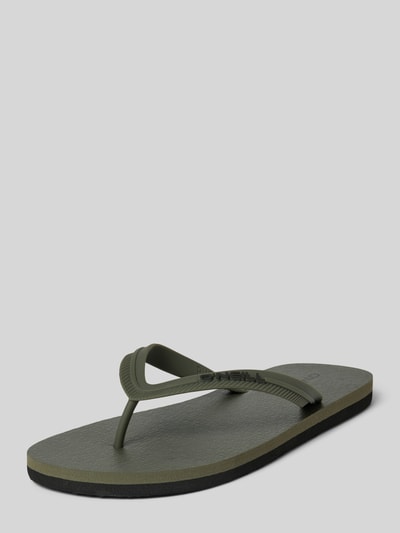 ONeill Teenslippers met labeldetail Olijfgroen - 1