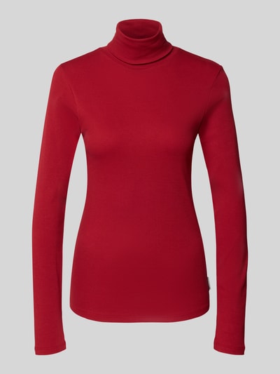 Marc O'Polo Denim Slim Fit Rollkragenpullover aus Baumwoll-Mix Rot 2