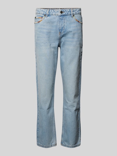 Bash Straight Leg Jeans mit verkürzter Passform im 5-Pocket-Design Hellblau 1