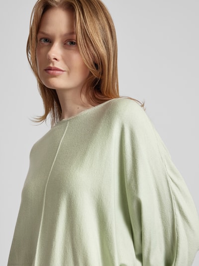 Someday Gebreide pullover met deelnaad, model 'Taliya line' Mintgroen - 3