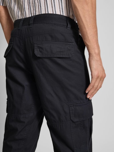 Christian Berg Men Bermuda met cargozakken Marineblauw - 3