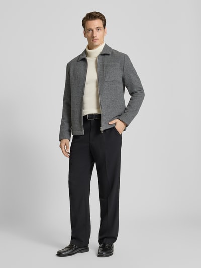 CG - Club of Gents Jack met tweewegsritssluiting, model 'JON' Zilver - 1