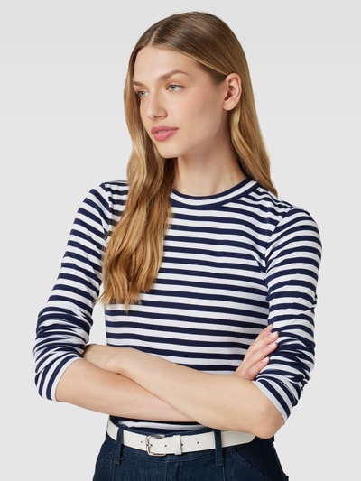 Polo Ralph Lauren Bluzka z długim rękawem z wzorem w paski Granatowy 3
