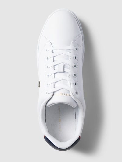 Tommy Hilfiger Sneaker mit Label-Detail in metallic Modell 'ELEVATED' Weiß 5