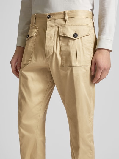 Dsquared2 Stoffhose mit Knopf- und Reißverschluss Beige 3