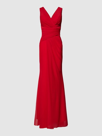 TROYDEN COLLECTION Maxikleid in Wickel-Optik Rot 2