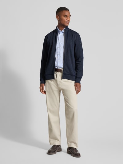 bugatti Sweatjack met opstaande kraag Marineblauw - 1