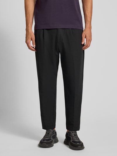 BOSS Green Tapered trainingsbroek van waterafstotend materiaal Zwart - 4