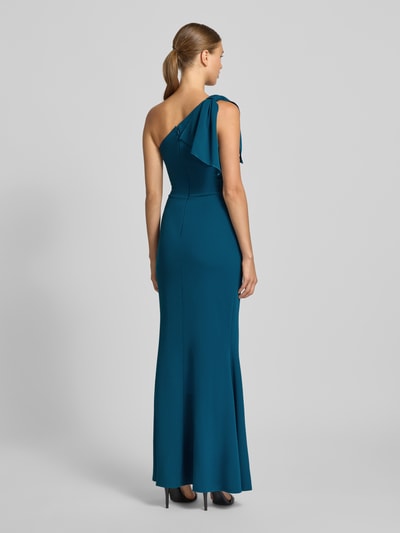 Lipsy Avondjurk met one shoulder-band Petrol - 5