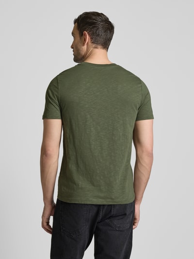 MCNEAL T-Shirt mit Stehkragen Khaki 5