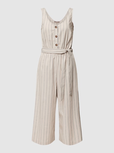 Christian Berg Woman Selection Jumpsuit met streepmotief Zand - 2