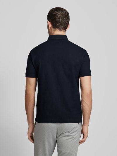 Emporio Armani Poloshirt mit Label-Stitching Marine 5