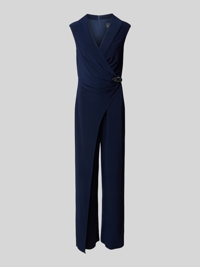 Adrianna Papell Jumpsuit in wikkellook Donkerblauw - 2