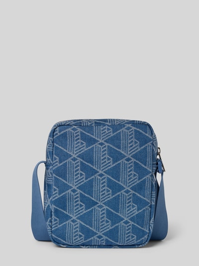 Lacoste Umhängetasche in Denim-Optik Jeansblau 4