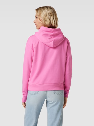 Montego Hoodie met statementprint, model 'Tennis' Felroze - 5