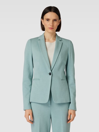 Jake*s Collection Blazer mit unifarbenem Design und Zweiwege-Reißverschluss Aqua 4