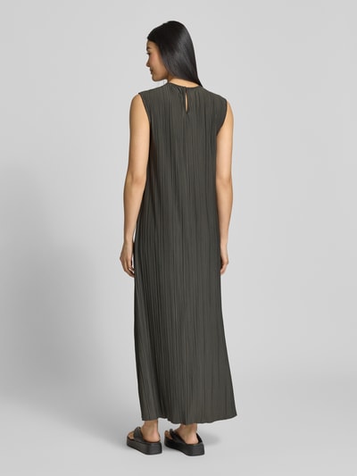 Samsøe Samsøe Maxikleid mit Plisseefalten Modell 'SAUMA' Schlamm 5