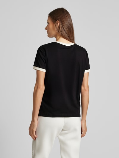 Guess Activewear T-Shirt mit Label-Motiv-Print Black 5