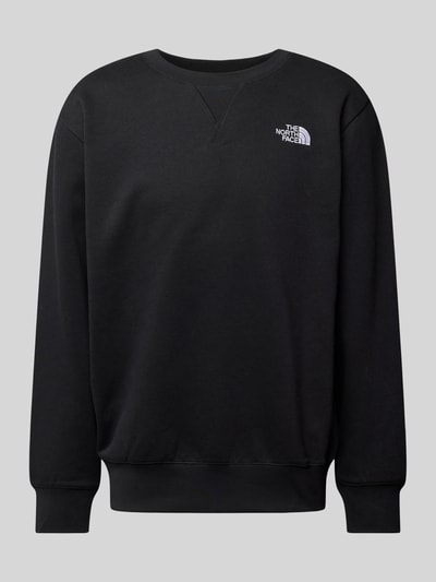 The North Face Sweatshirt met labelprint, model 'AXYS' Zwart - 2