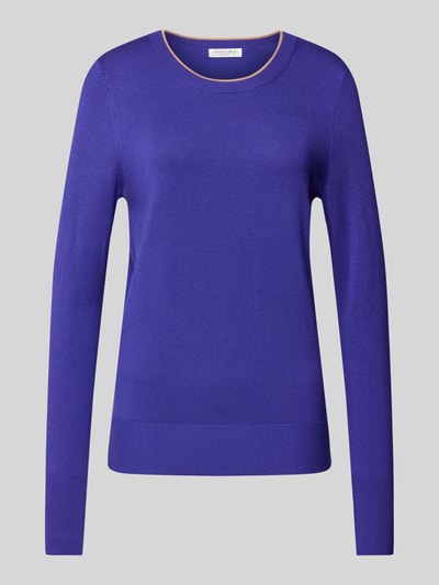 Christian Berg Woman Gebreide pullover met ronde hals Violet - 2