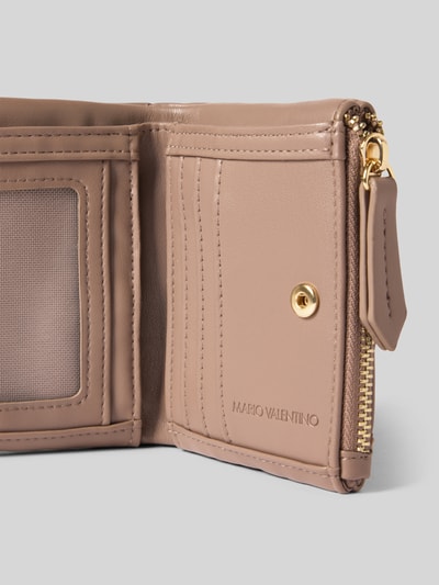 VALENTINO BAGS Portfel z napisem z logo model ‘OCARINA’ Szarobrązowy 3