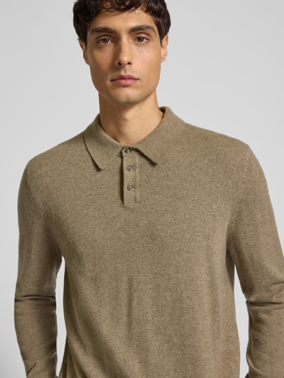 Christian Berg Men Strickpullover aus reinem Kaschmir Hazel Melange 3