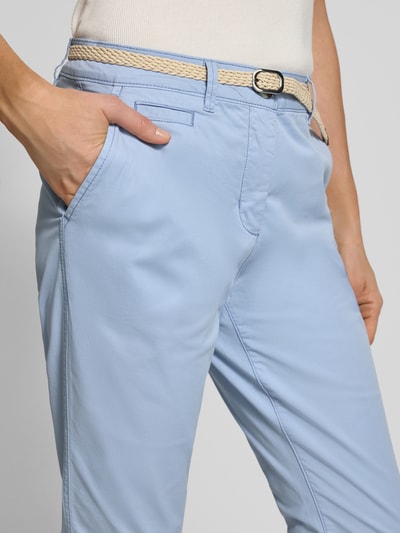Tom Tailor Chinos o kroju slim fit z mieszanki bawełny Jasnoniebieski 3