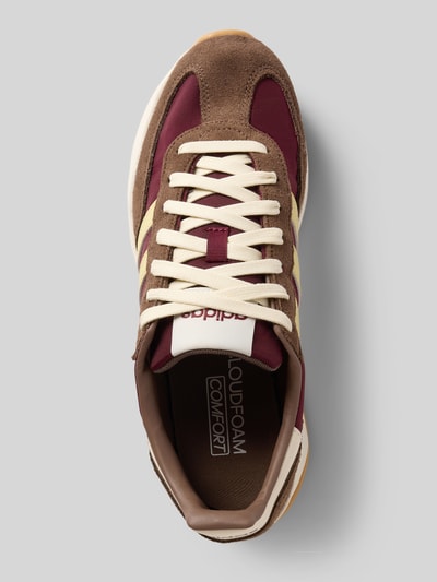 adidas Sportswear Sneaker aus Leder-Mix mit Logo-Print Modell 'RUN 70s 2.0' Mittelbraun 3