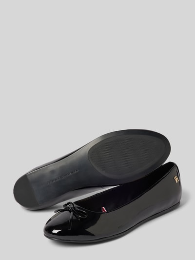 Tommy Hilfiger Ballerinas mit Label-Detail BLACK 4