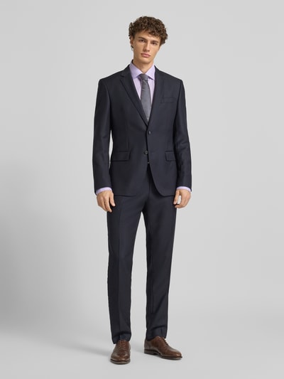 ETERNA Regular fit zakelijk overhemd van katoen met kentkraag Lila - 1