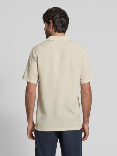 Lindbergh Relaxed Fit Freizeithemd mit Reverskragen Sand 5