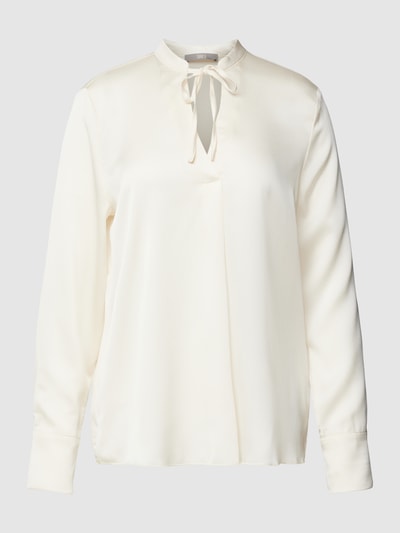 Jake*s Collection Blouse met druppelvormige hals Ecru - 2