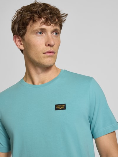 PME Legend T-Shirt mit Label-Detail Modell 'GUYVER' Hellblau 3
