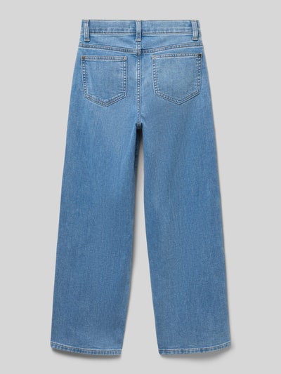 s.Oliver RED LABEL Relaxed fit baggy jeans in een katoenmix Blauw - 3
