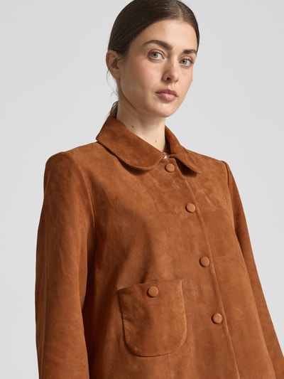 Bash Jacke in Leder-Optik Modell 'MILAS' Camel 3