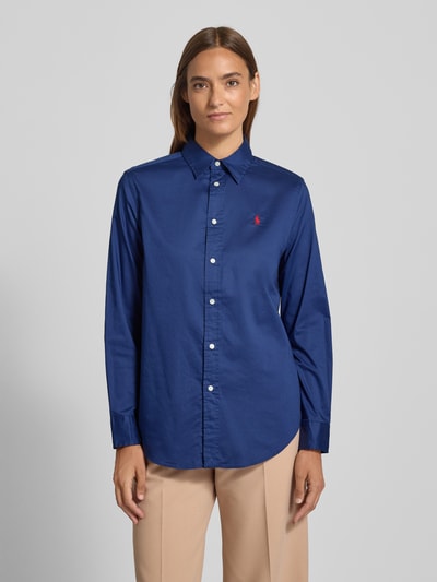 Polo Ralph Lauren Bluzka koszulowa z listwą guzikową Granatowy 4