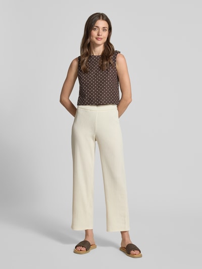 Stehmann Stoffhose mit elastischem Bund Modell 'Filiz' Offwhite 1