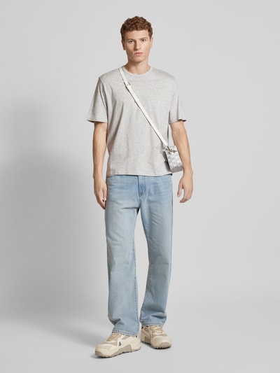 REVIEW Essentials boxy T-shirt Lichtgrijs gemêleerd - 1