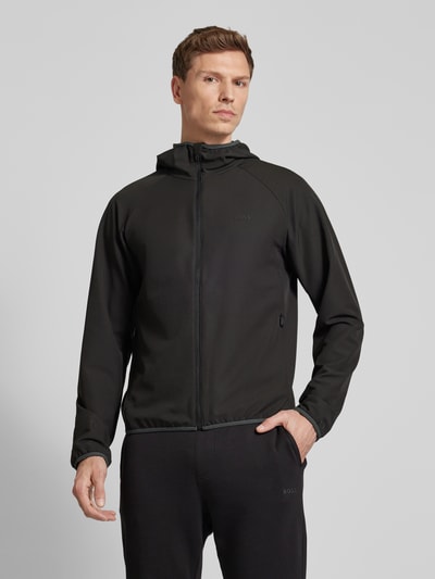 BOSS Green Jacke mit Label-Print Modell 'Commuter' Black 4