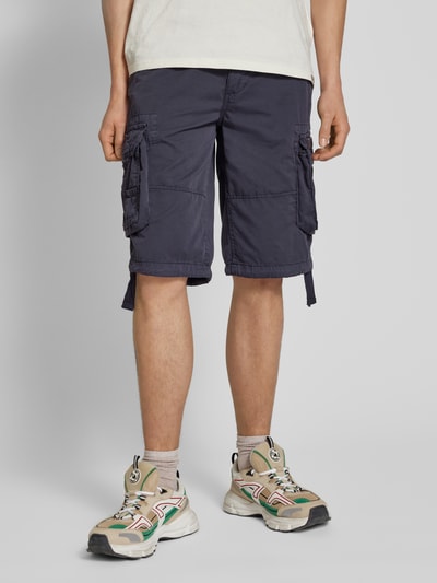 Alpha Industries Bermudas mit Cargotaschen Modell 'JET' Marine 4