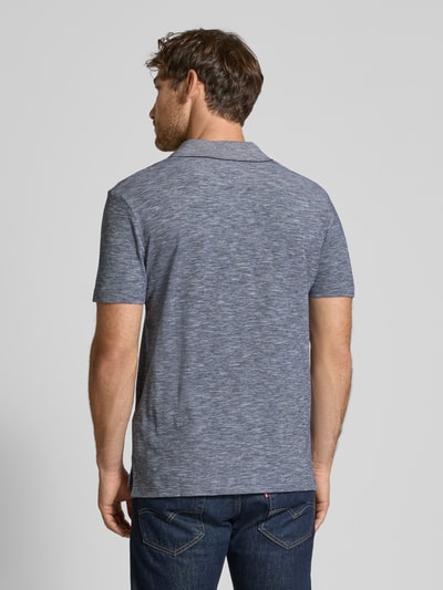 Tommy Hilfiger Regular Fit Poloshirt aus reiner Baumwolle Marine Melange 5