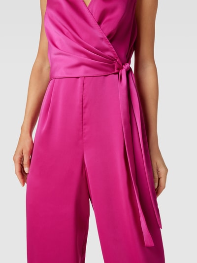 Zero Jumpsuit in Wickel-Optik Pink 3