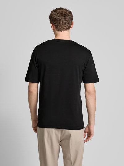 CK Calvin Klein T-Shirt mit Label-Detail Modell 'TECH INTERLOCK' Black 5