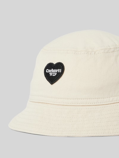 Carhartt Work In Progress Bucket Hat in Denim-Optik Modell 'Drewe' Offwhite 2