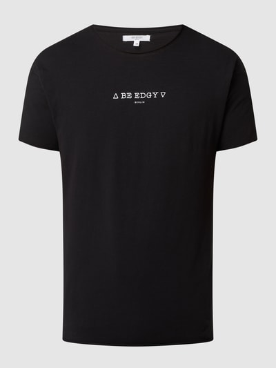 BE EDGY T-shirt van slubjersey, model 'Be Dustin' Zwart - 2