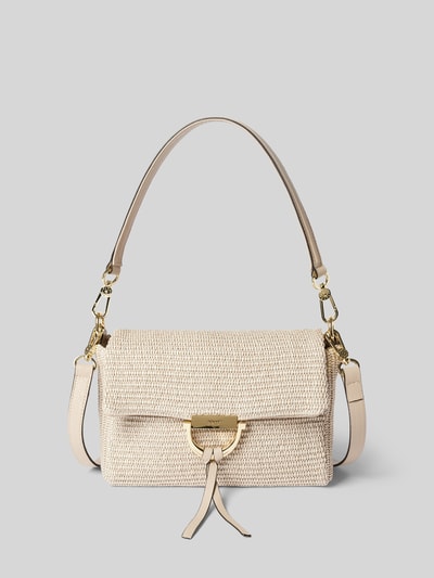 Abro Handtasche mit Schulterriemen Modell 'TEMI RAFFIA ' Beige 2